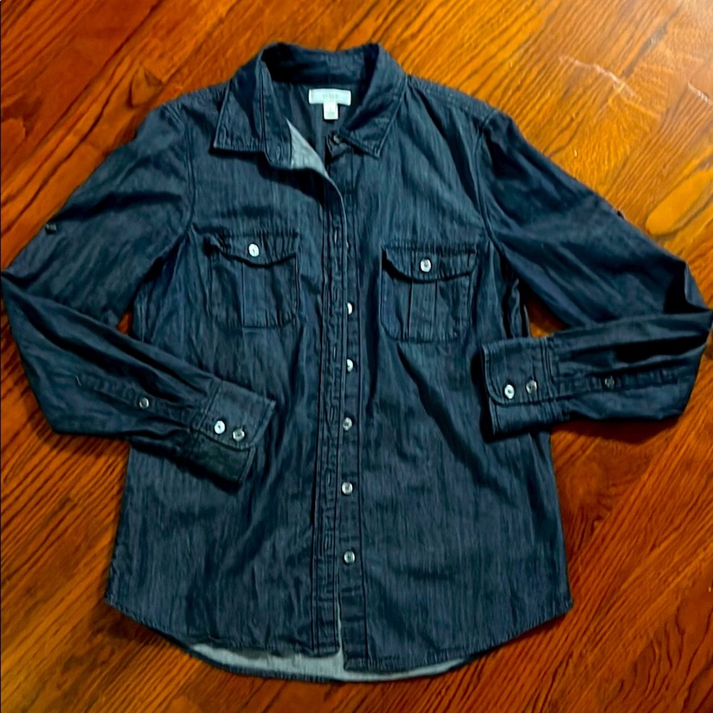 J Crew dark wash denim jacket 🖤